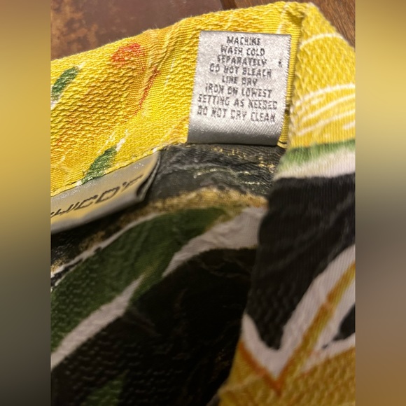 Chico’s multicolor plant patterned jean jacket size M - Picture 4 of 5